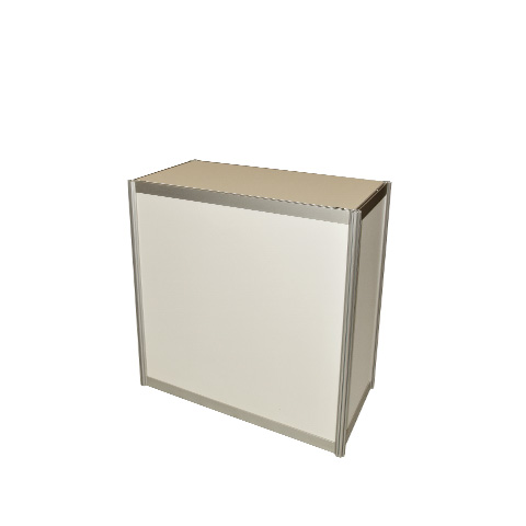 Lada targowa octanorm 100x100x50cm biała na wynajem w Szczecinie