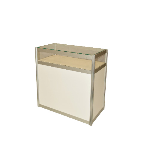 Lada targowa octanorm 100x100x50cm głębokości przeszklona na wynajem w Szczecinie