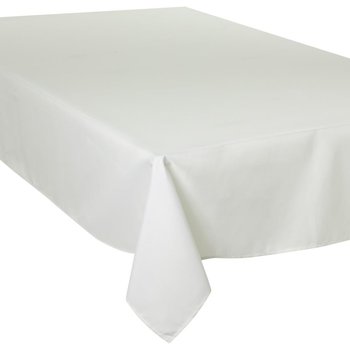 Obrus biały prostokątny 140 cm x 200 cm na wynajem w Szczecinie