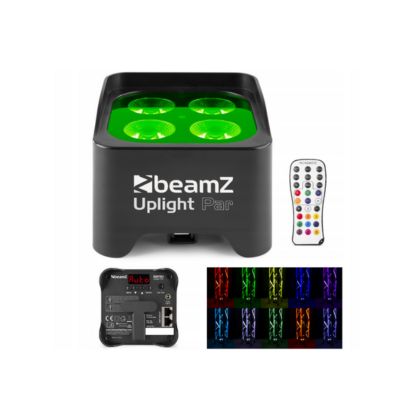 REFLEKTOR OŚWIETLACZ BATERYJNY 4x4W RGB-UV LED IRC na wynajem w Szczecinie