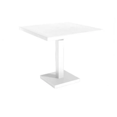 Stół biały 80x80cm ciężka noga wysoki 110cm na wynajem w Szczecinie